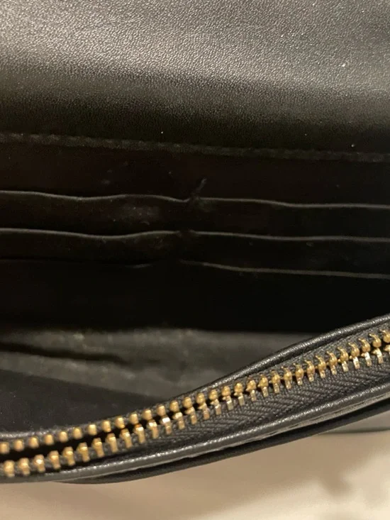 bebe Black Quilted Crossbody with Gold Plate - Picture 5 of 9